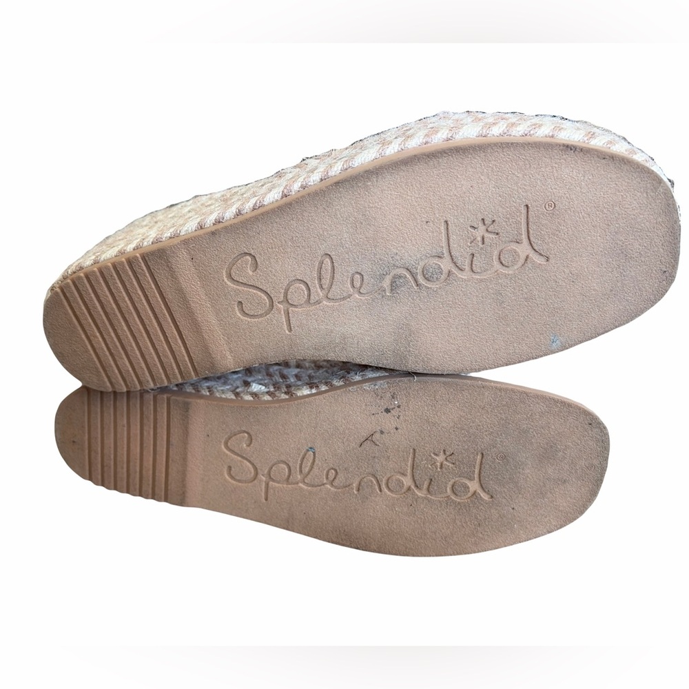 Splendid Woven Platform Espadrille Sandals - Blush Pink - Picture 4 of 4